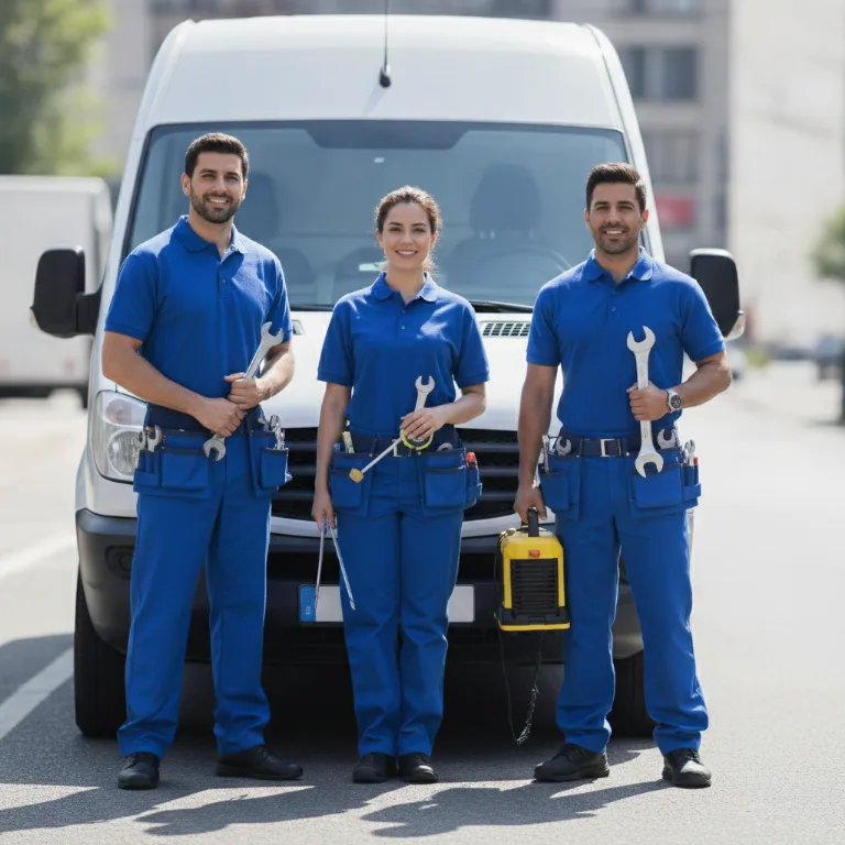 Industriewäscherei Team in Kiel
